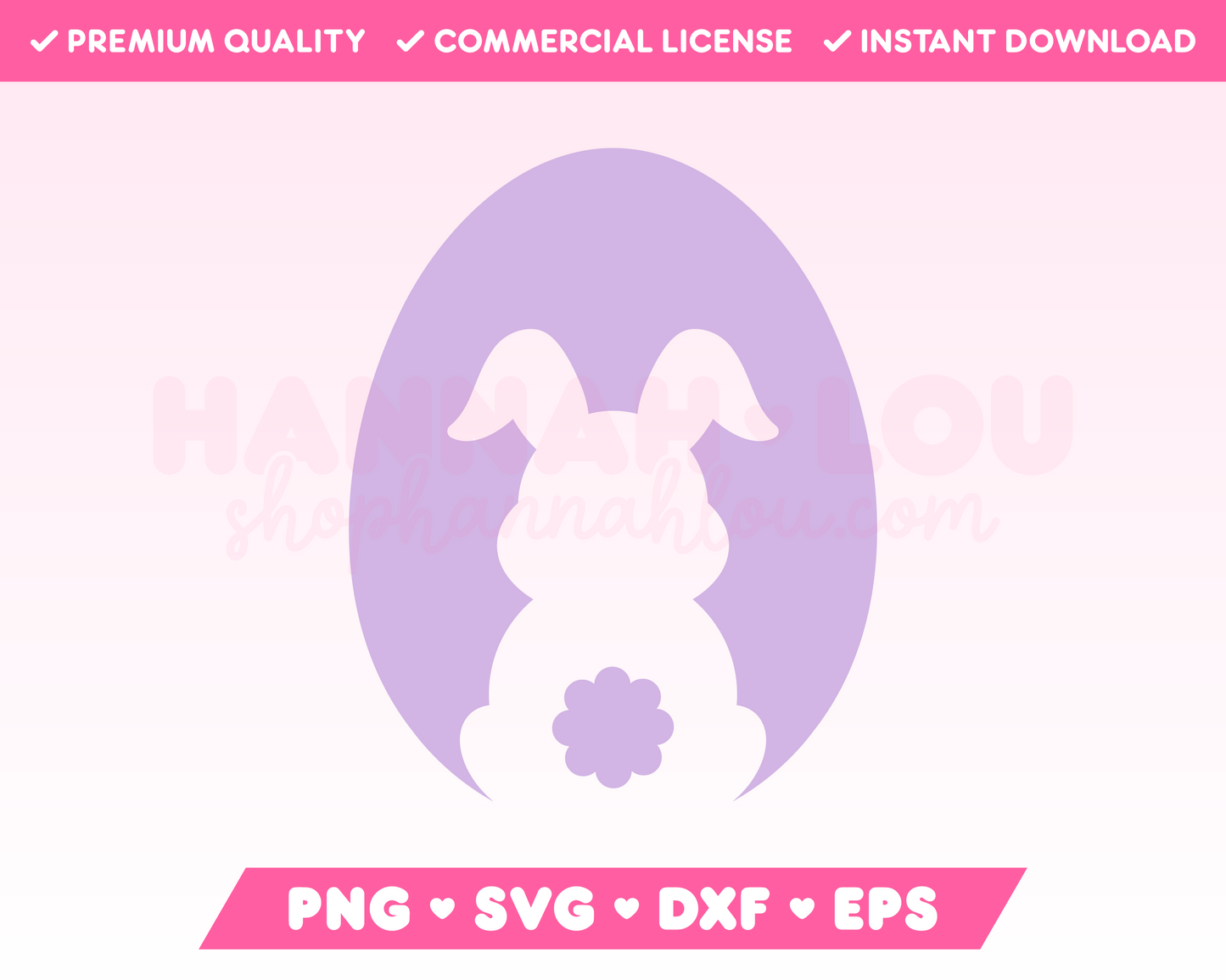 My cute Bunny Easter Egg SVG is part of my Easter SVG Files for Cricut collection, and features an Easter egg with the Easter Bunny inside.