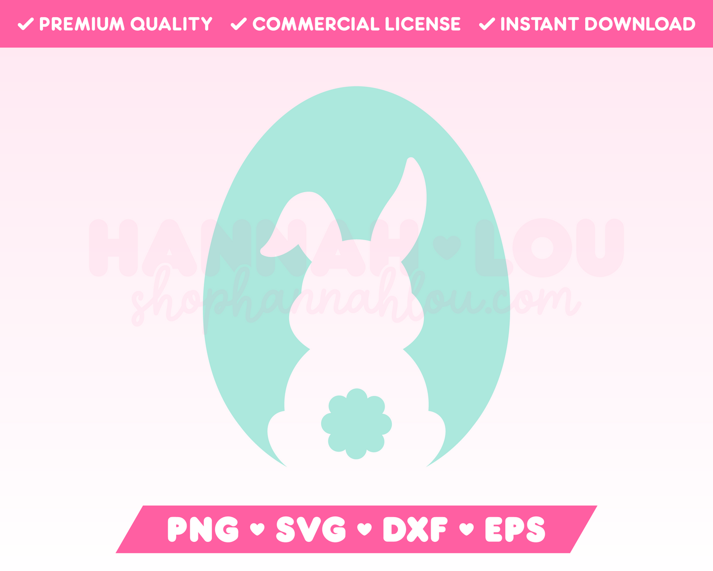 My cute Bunny Easter Egg SVG is part of my Easter SVG Files for Cricut collection, and features an Easter egg with the Easter Bunny inside.