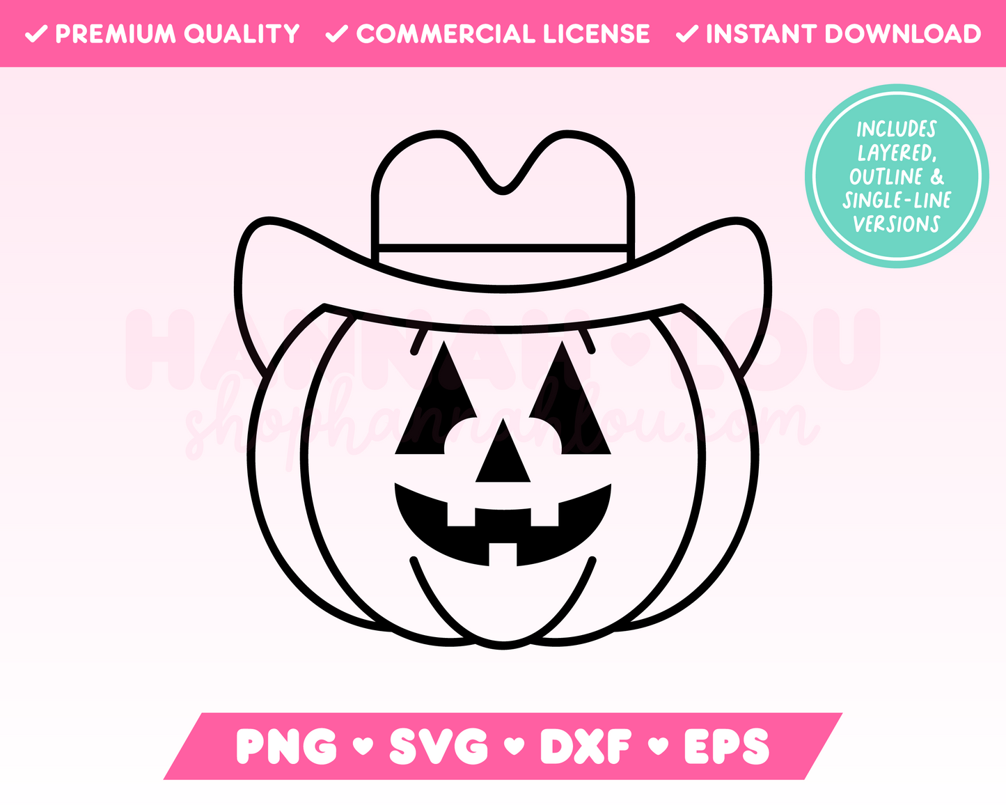 Cowboy Pumpkin SVG • Halloween SVG Files for Cricut · Halloween Sublimation Designs