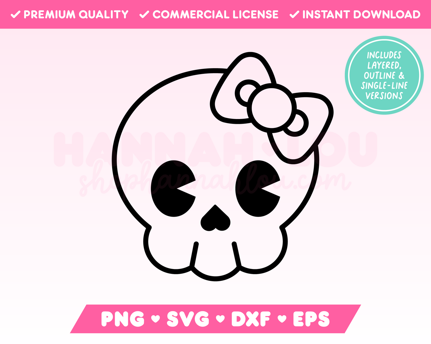 Cute Skull SVG Bundle • Halloween SVG Files for Cricut · Halloween Sublimation Designs