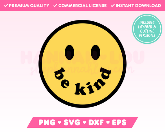 Free Be Kind SVG • Free Kindness SVG Files for Cricut • Free Kindness Sublimation Designs