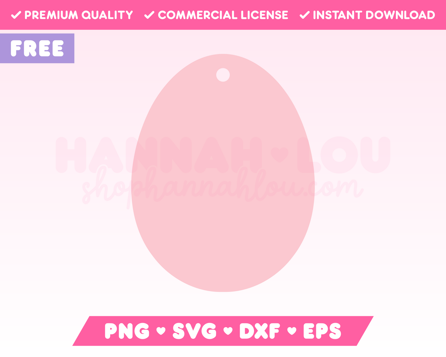 My free Easter Gift Tag SVG is part of my Free Easter SVG Files for Cricut collection, and features a gift tag in the shape of an Easter egg.