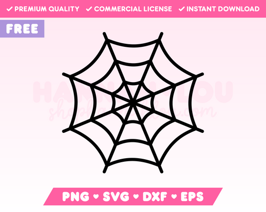Free Spider Web SVG • Free Halloween SVG Files for Cricut • Free Halloween Sublimation Designs