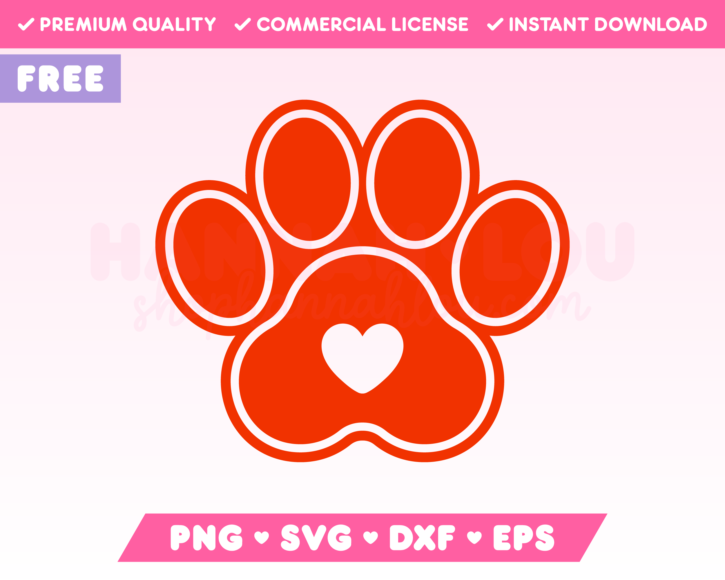 Free Varsity Dog Paw SVG | Free Valentine's Day SVG Files for Cricut ...