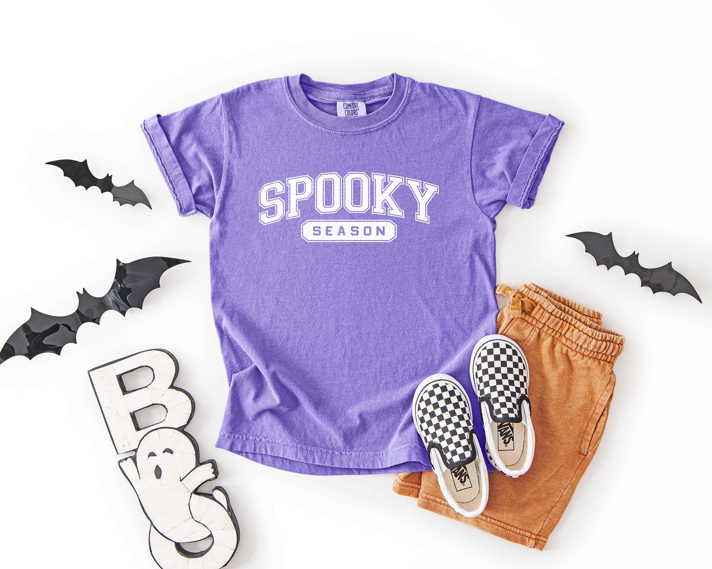 Free Varsity Spooky Season SVG • Free Halloween SVG Files for Cricut • Free Halloween Sublimation Designs