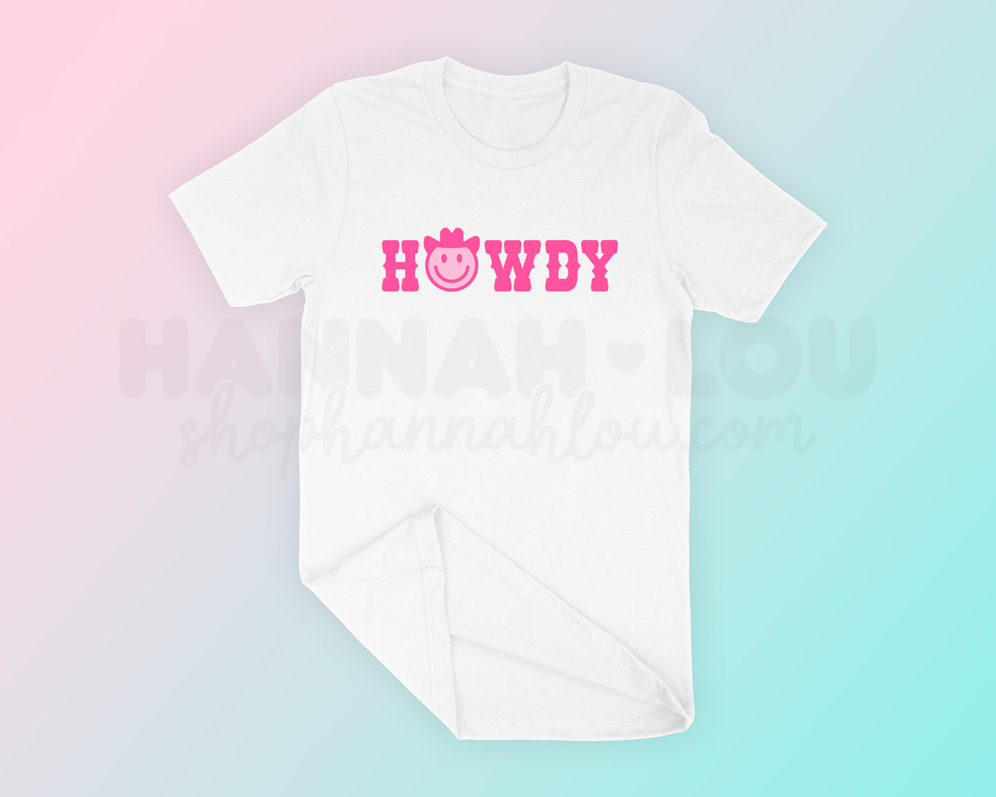 My Howdy SVG is part of my western SVG files for Cricut collection, and features a happy face cowboy within the word howdy.