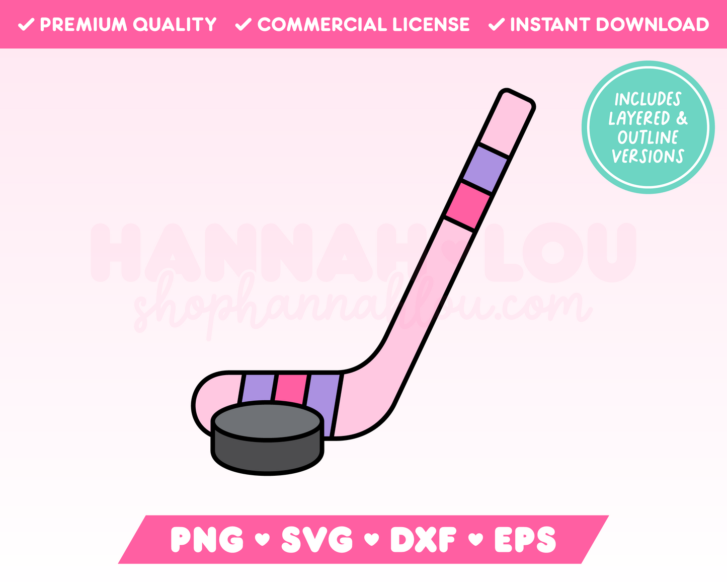 Ice Hockey Stick SVG • Ice Hockey SVG Files for Cricut • Ice Hockey Sublimation Designs