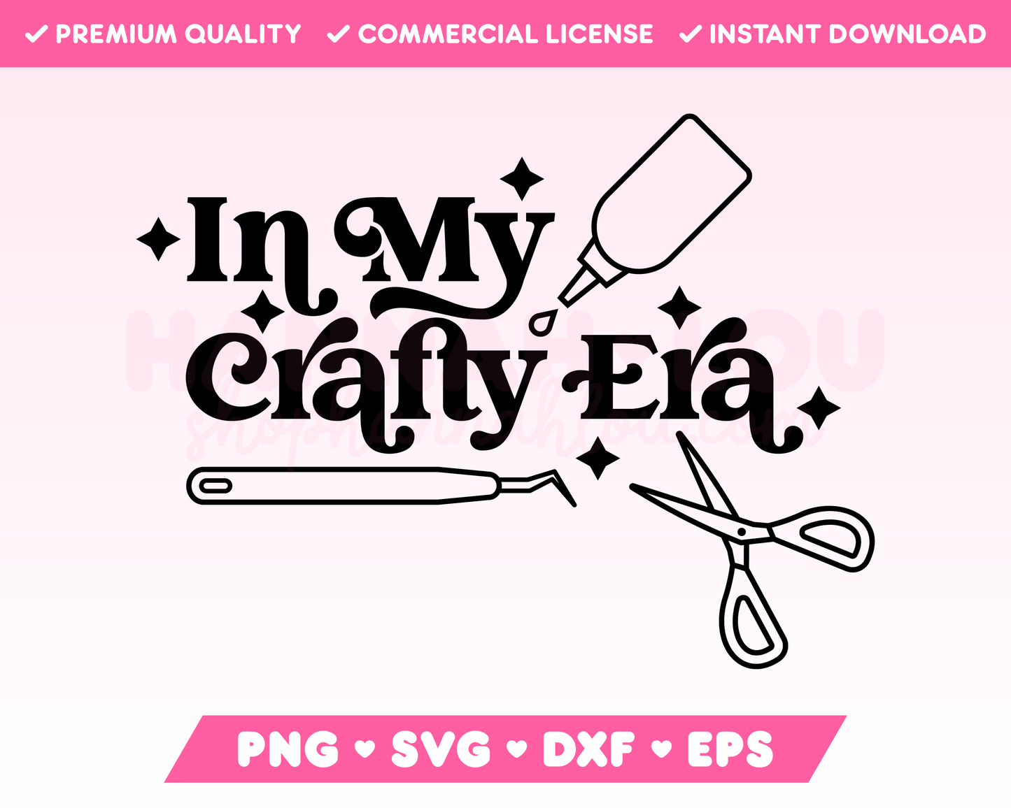 In My Crafty Era SVG · Crafting SVG Files for Cricut · Crafting Sublimation Designs