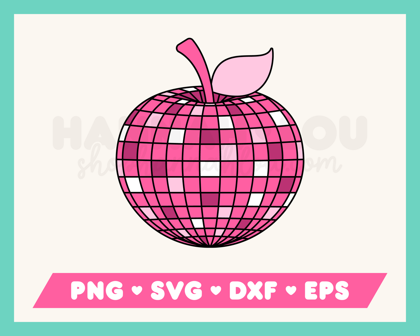 Apple Disco Ball SVG