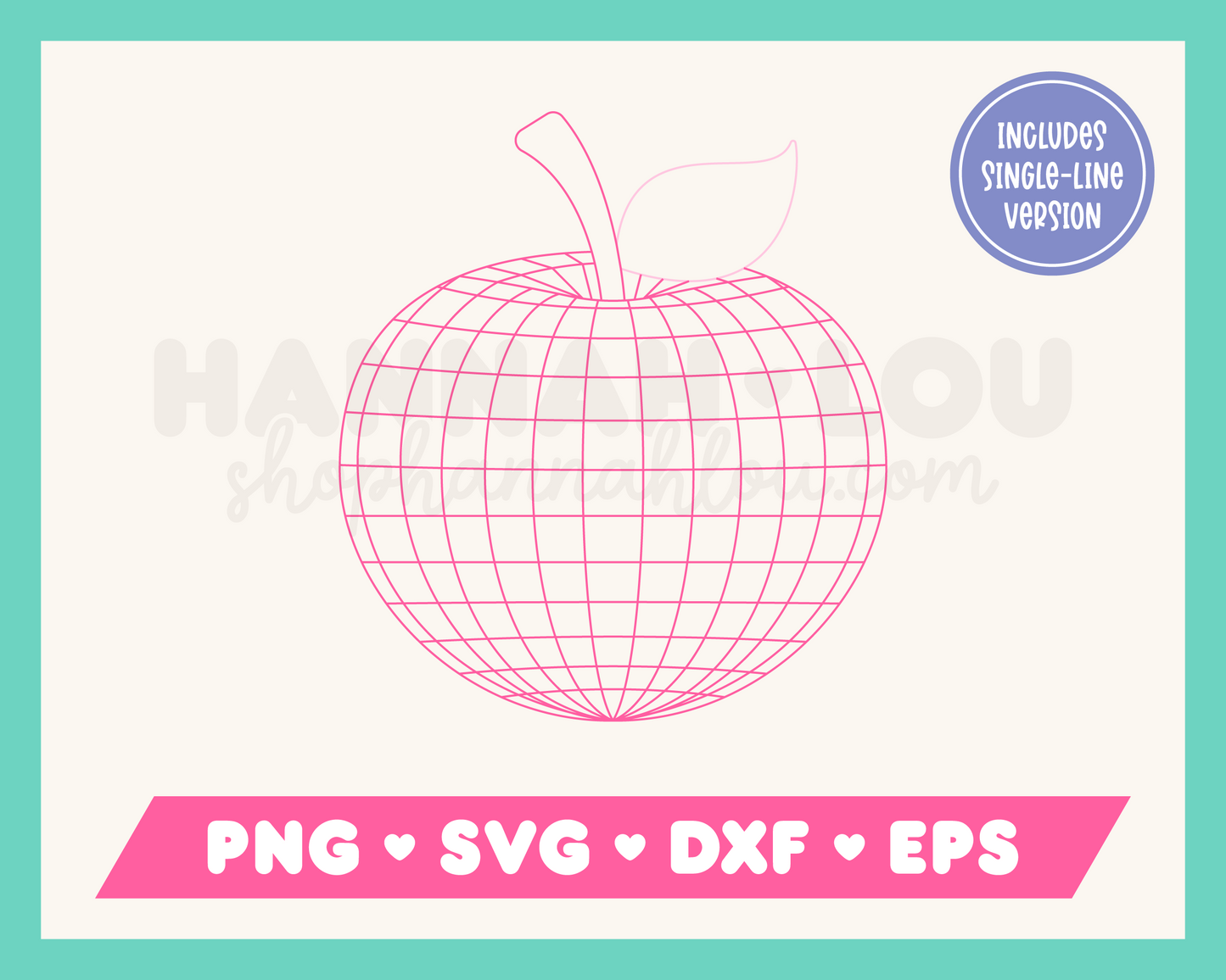 Apple Disco Ball SVG