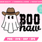 Boo-Haw Cowboy Ghost SVG • Halloween SVG Files for Cricut • Halloween Sublimation Designs