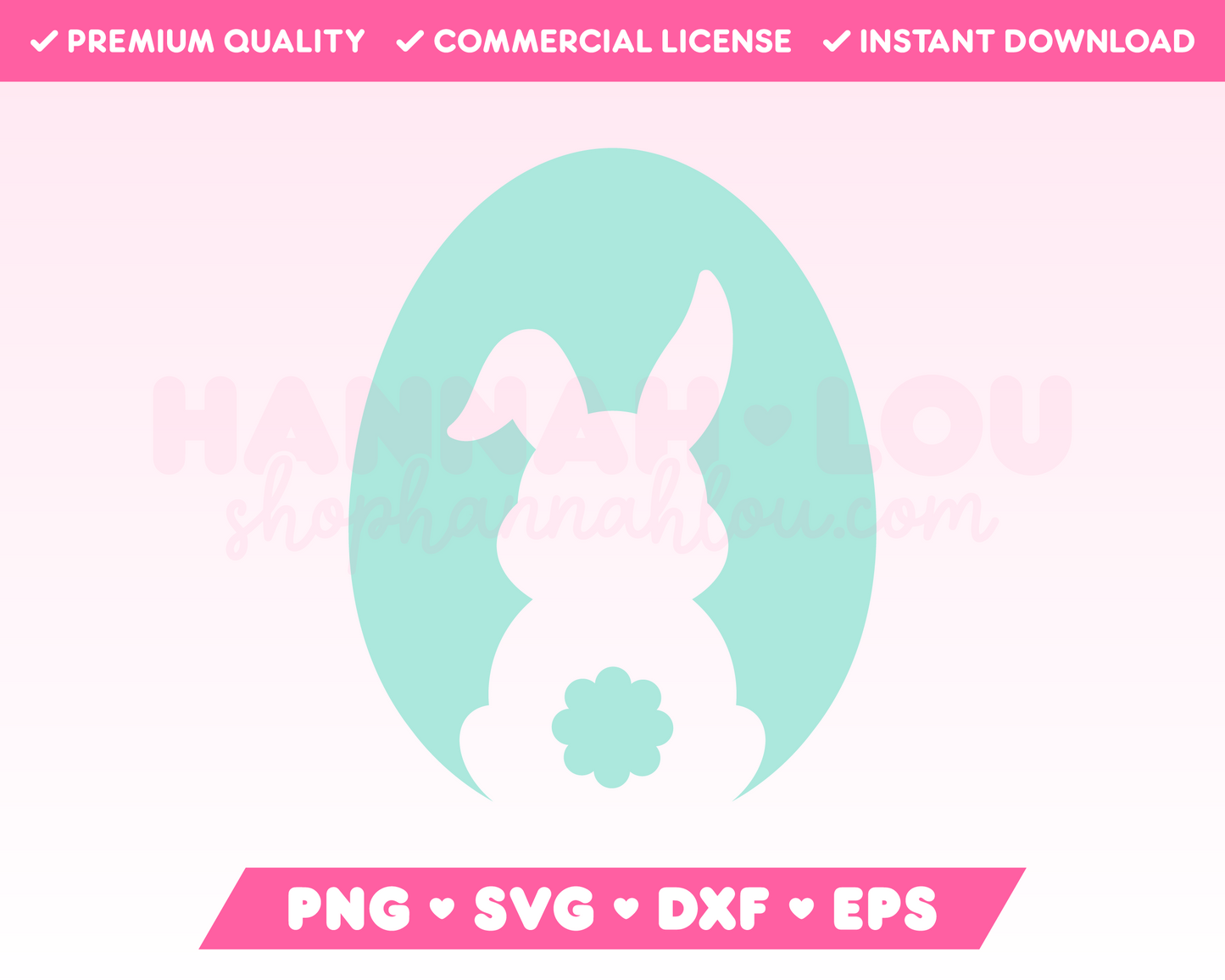 My cute Bunny Easter Egg SVG is part of my Easter SVG Files for Cricut collection, and features an Easter egg with the Easter Bunny inside. 