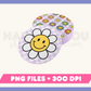 My Checkered Retro Flower Car Coaster PNG set is part of my car coaster PNG sublimation designs collection, and features a retro flower pattern with a checkered background.