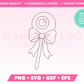 Coquette Eyeball SVG • Halloween SVG Files for Cricut • Halloween Sublimation Designs