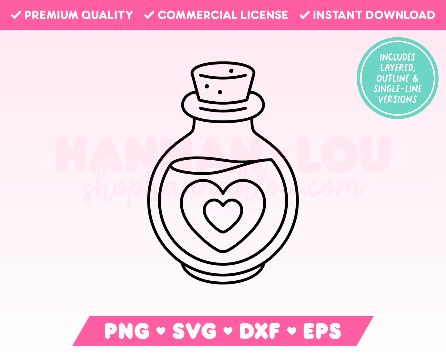 Coquette Potion SVG • Halloween SVG Files for Cricut • Halloween Sublimation Designs