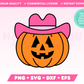 Cowboy Pumpkin SVG • Halloween SVG Files for Cricut · Halloween Sublimation Designs