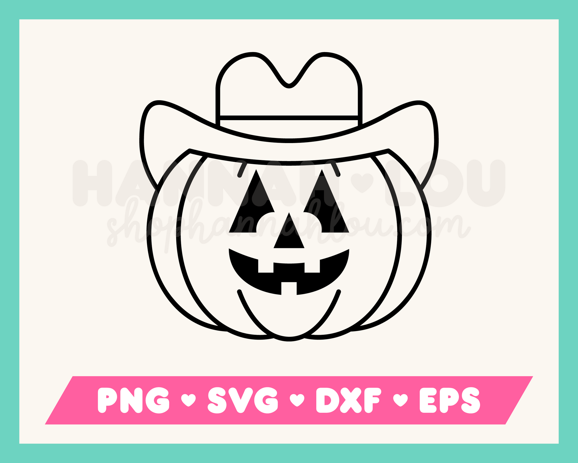 My Cowboy Pumpkin SVG is part of my Western SVG Files for Cricut collection, and features an outline of a pumpkin wearing a cowboy hat.