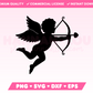 Cupid SVG · Valentine's Day SVG Files for Cricut · Valentine's Day Sublimation Designs