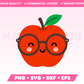 Cute Apple SVG • Fruit SVG Files for Cricut · Fruit Sublimation Designs