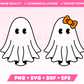 Cute Ghost SVG Bundle • Halloween SVG Files for Cricut • Halloween Sublimation Designs