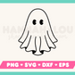 My Cute Ghost SVG is part of my Halloween SVG files for Cricut collection, and features an outline of a cute ghost.