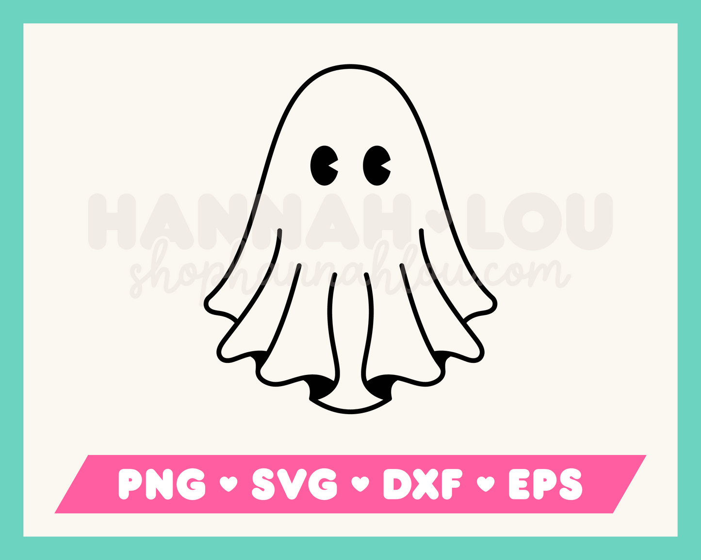 My Cute Ghost SVG is part of my Halloween SVG files for Cricut collection, and features an outline of a cute ghost.