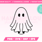 Cute Ghost SVG Bundle • Halloween SVG Files for Cricut • Halloween Sublimation Designs