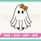 My Cute Ghost with Bow SVG is part of my Halloween SVG Files for Cricut collection, and features a cute ghost with a bow.