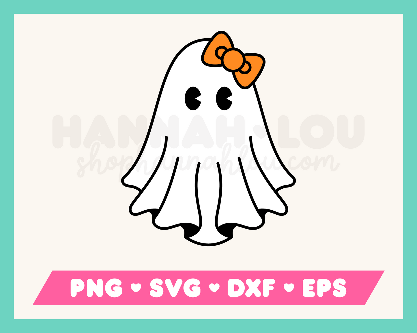 My Cute Ghost with Bow SVG is part of my Halloween SVG Files for Cricut collection, and features a cute ghost with a bow.