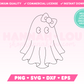 Cute Ghost SVG Bundle • Halloween SVG Files for Cricut • Halloween Sublimation Designs