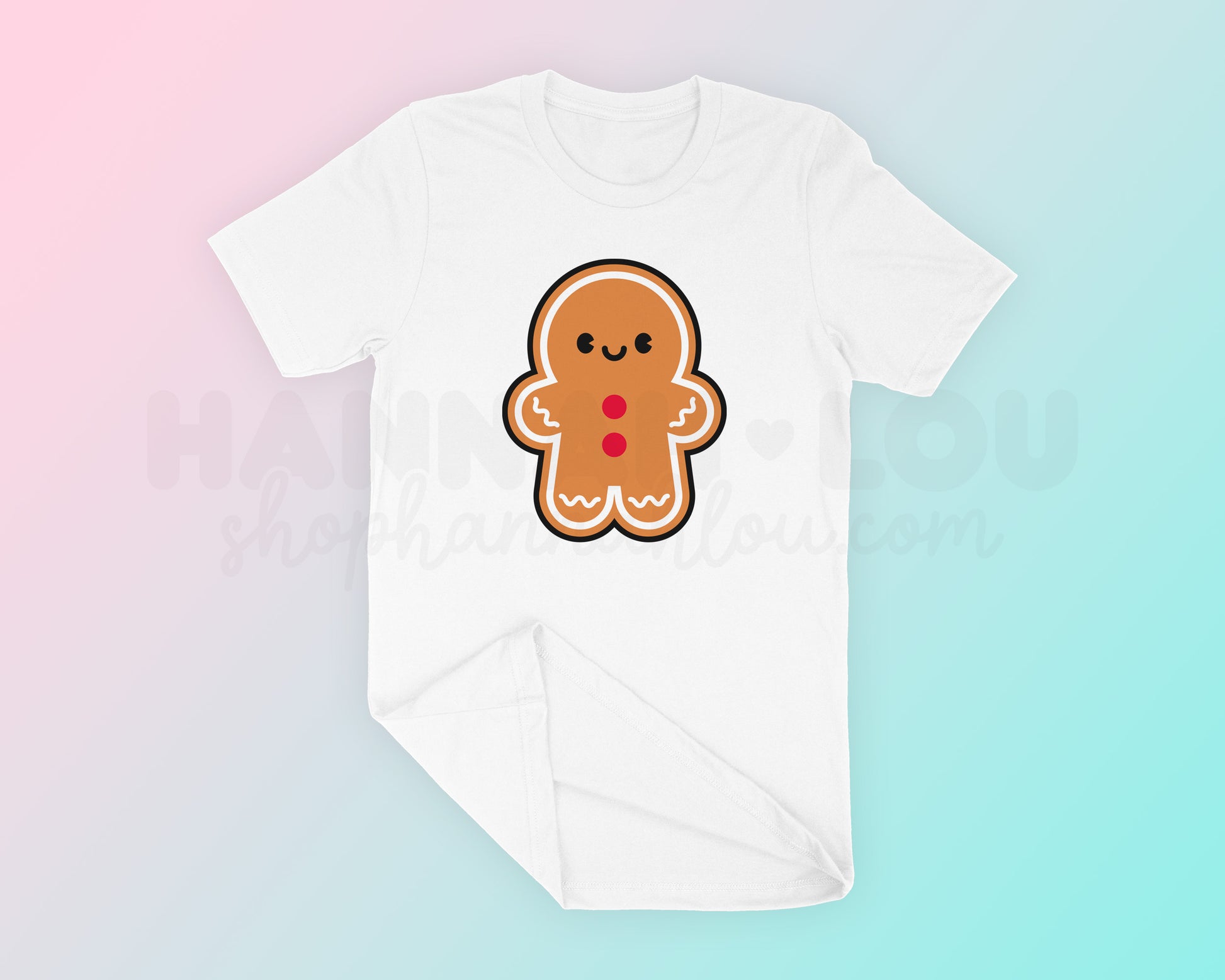 My kawaii-style Cute Gingerbread Man SVG is part of my Christmas SVG Files for Cricut collection, and features a cute gingerbread man.