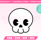 Cute Skull SVG Bundle • Halloween SVG Files for Cricut · Halloween Sublimation Designs