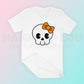 My Cute Skull with Bow PNG is part of my Halloween Sublimation Designs collection, and features a kawaii-style skull with a bow.