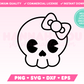 Cute Skull SVG Bundle • Halloween SVG Files for Cricut · Halloween Sublimation Designs
