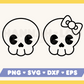 Cute Skulls SVG