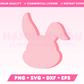 Easter Bunny Candy SVG • Easter SVG Files for Cricut