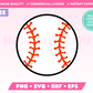 Free Baseball SVG • Free Baseball SVG Files for Cricut • Free Baseball Sublimation Designs