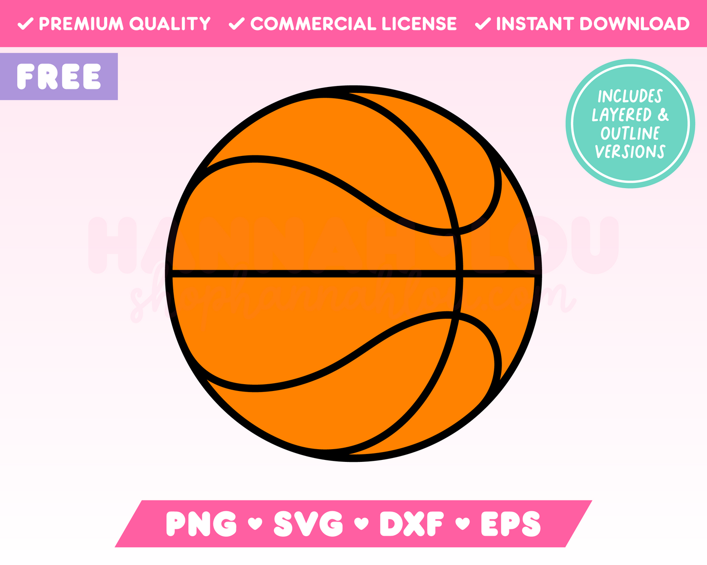 Free Basketball SVG • Free Basketball SVG Files for Cricut • Free Basketball Sublimation Designs