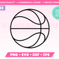 Free Basketball SVG • Free Basketball SVG Files for Cricut • Free Basketball Sublimation Designs