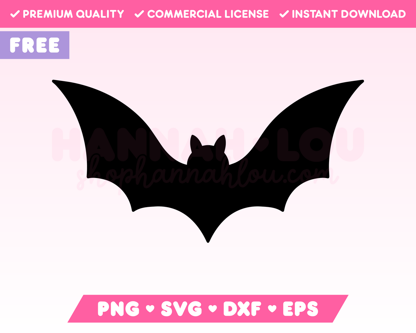 Free Bat SVG • Free Halloween SVG Files for Cricut • Free Halloween Sublimation Designs