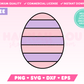 Free Easter Egg SVG • Free Easter SVG Files for Cricut