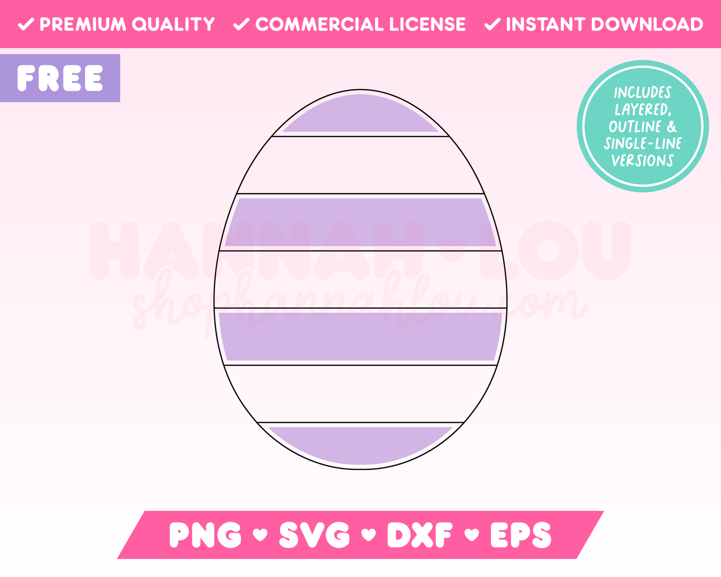 Free Easter Egg SVG • Free Easter SVG Files for Cricut