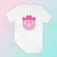 My free Happy Face Cowboy PNG is part of my Free Western Sublimation Designs collection, and features a pink happy face cowboy wearing a cowboy hat.