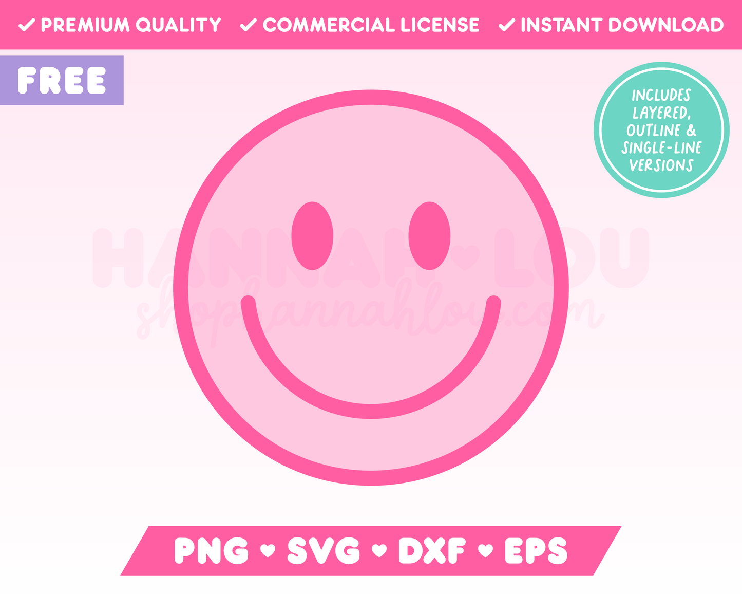Free Happy Face SVG • Free Retro SVG Files for Cricut