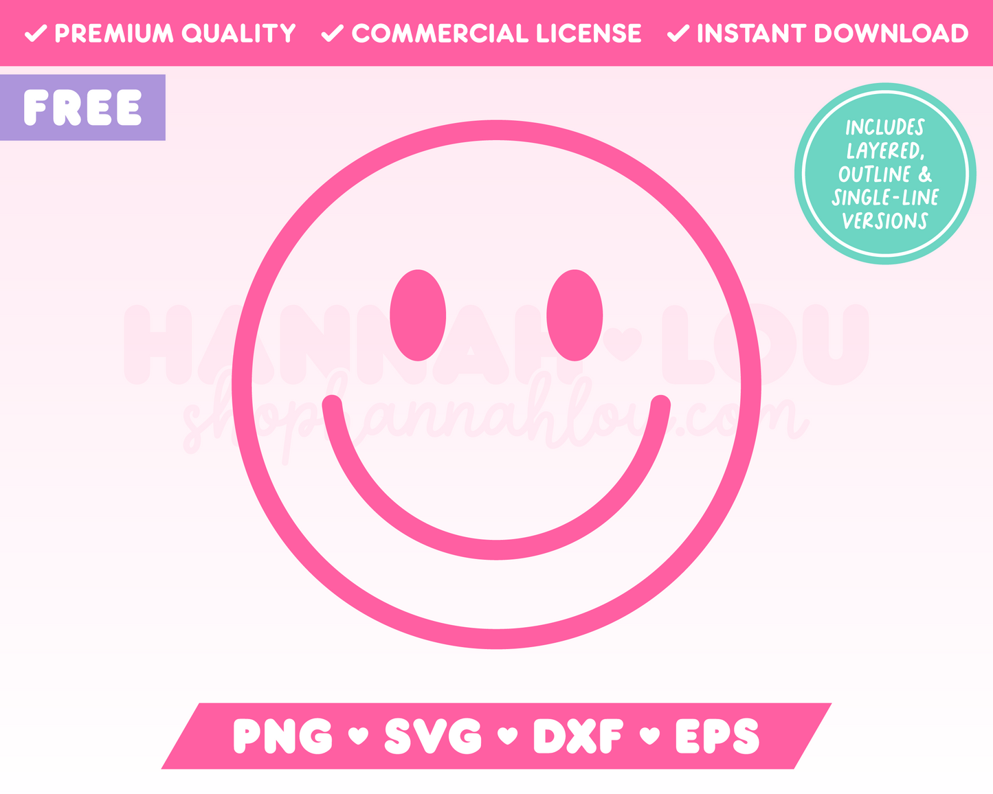 Free Happy Face SVG • Free Retro SVG Files for Cricut