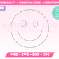 Free Happy Face SVG • Free Retro SVG Files for Cricut