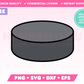 Free Hockey Puck SVG • Free Ice Hockey SVG Files for Cricut • Free Ice Hockey Sublimation Designs