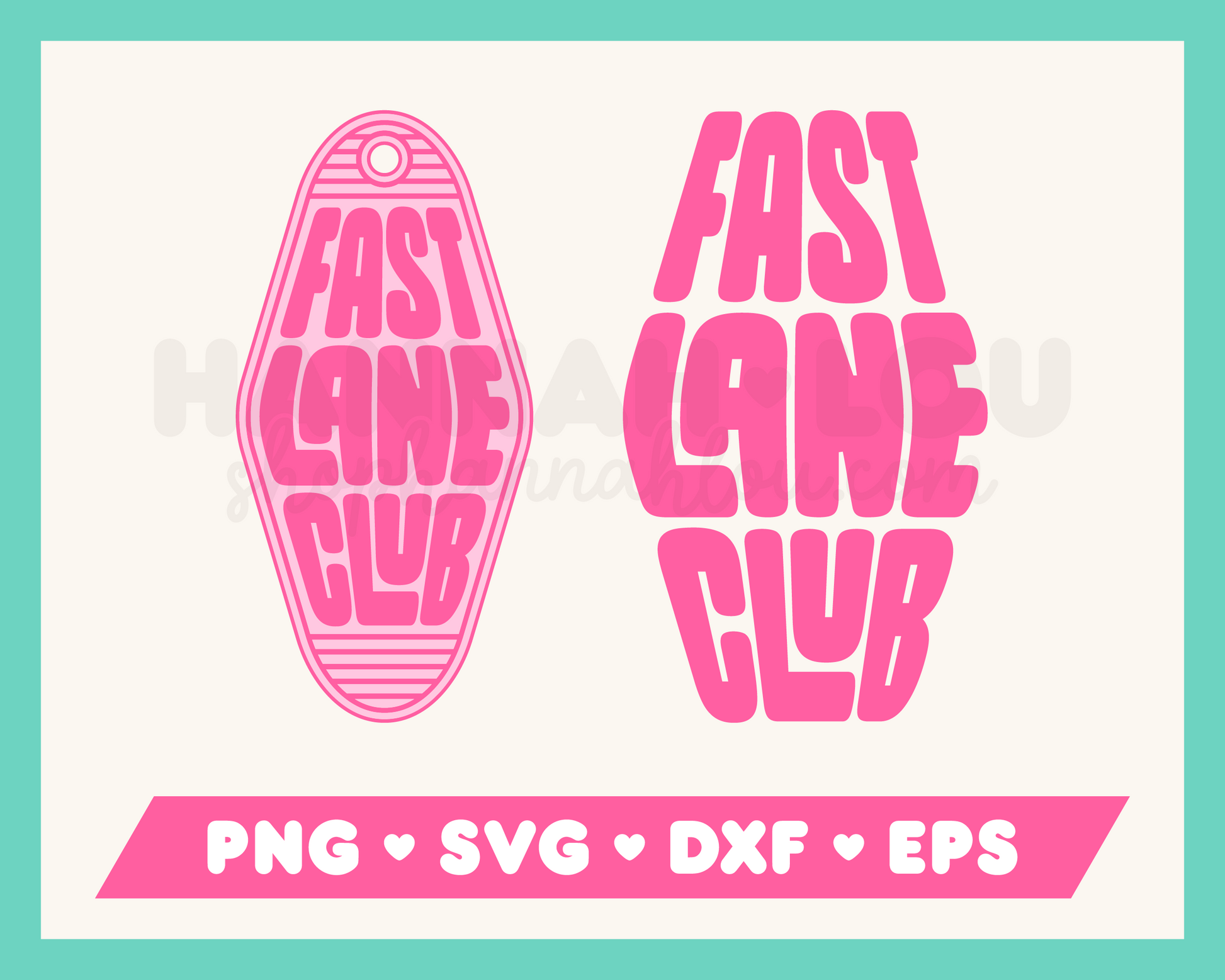 FREE Motel Keychain SVG | Free SVG Files for Cricut