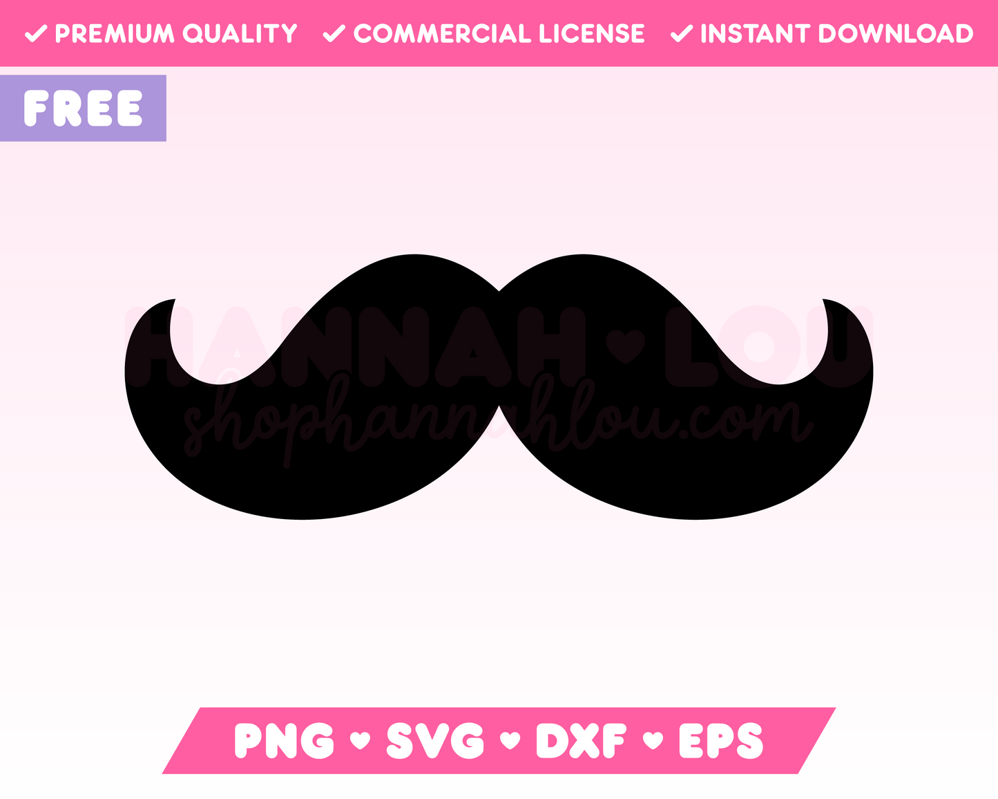 Free Mustache SVG • Free Dad SVG Files for Cricut • Free Dad Sublimation Designs