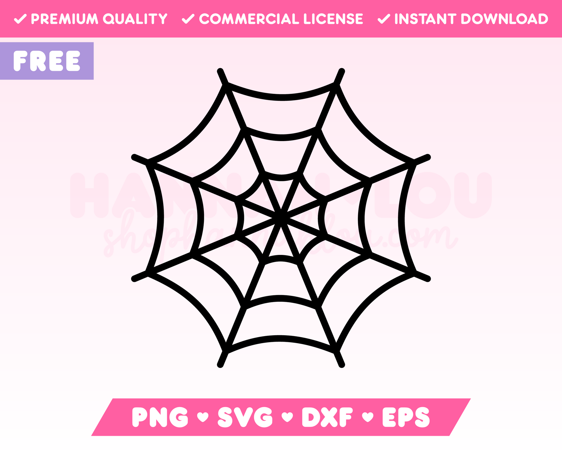 Free Spider Web SVG | Free Halloween SVG Files for Cricut – Hannah Lou
